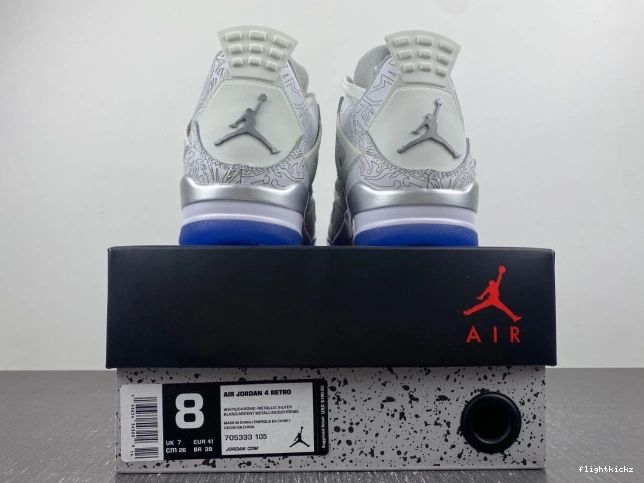 Retro 4 Laser 30th Jordan Anniversary 705333-105 0719
